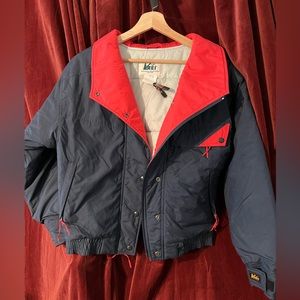 Retro 90’s REI Snow Jacket Navy Blue/Red Women’s 12 or Large